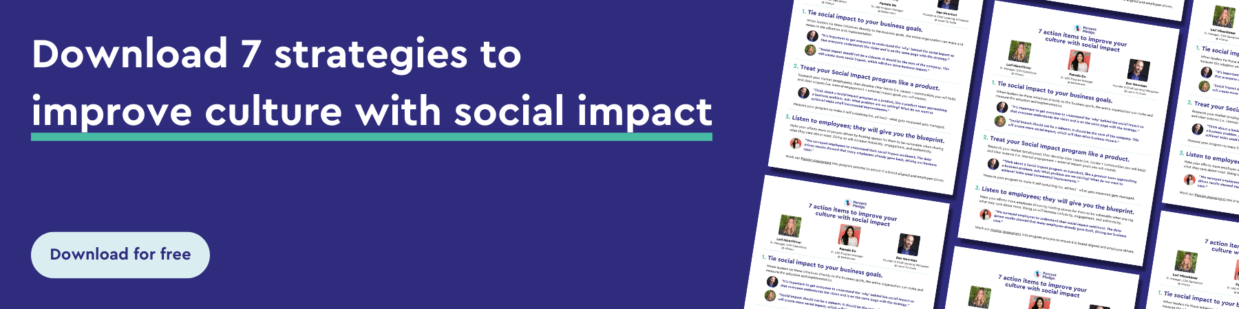 7 strategies to  improve culture with social impact